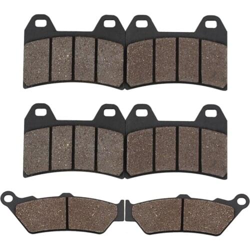 Cyleto Motorcycle Front and Rear Brake Pads for VICTORY V92SC 2000-2003 Hammer 2005-2007 Hammer 2007