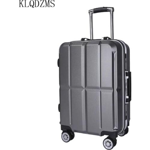 KLQDZMS 20/24Inch Rolling Luggage PC Trolley Suitcase Travel Bag Boarding Carry-On Luggage Men Women For Trip