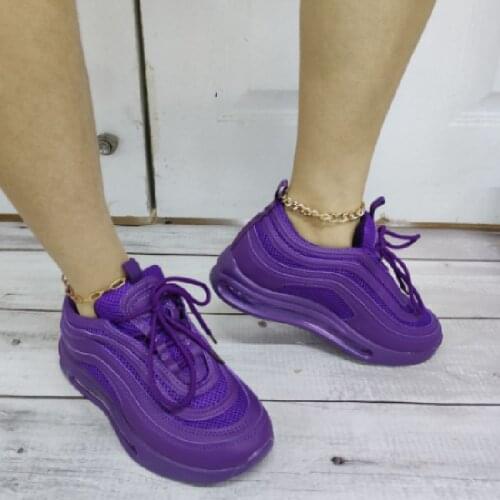 Air Cushion Women Sneakers Lightweight Women Vulcanize Shoes Fashion Breathable Solid Sneakers Female 2020 Soft Deportivas Mujer