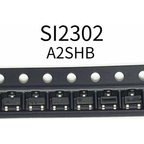 20PCS SI2302DS SOT-23 SI2302 A2SHB SOT23 2.5A/20V SOT SMD new and original IC Chipset