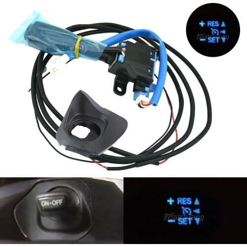New Crown Cruise Control Switch With Light For Toyota Land Cruiser Prado 84632-34011 45186-30180-C0 84632-34017 High Quality
