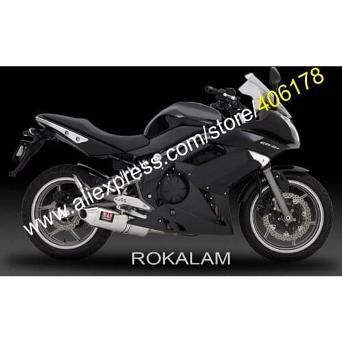 NEW ABS Black ER-6F 09-11 Fairing For Kawasaki ER-6F Fairing Road Bodykits Ninja 650R ER-6F 2009 2010 2011 Bodypart