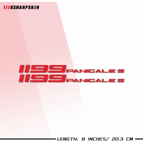 Pegatinas Motorcycle Reflective Stickers Body helmet fuel tank Waterproof logo decal For DUCATI 1199PANIGALES