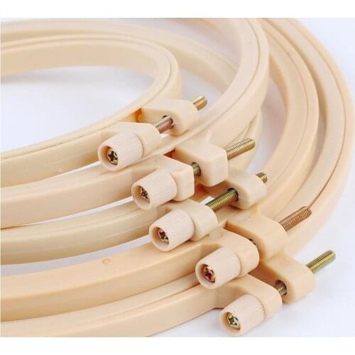 Plastic Wood-looking cross stitch ,Hand embroidery Loop, Frame,Stand