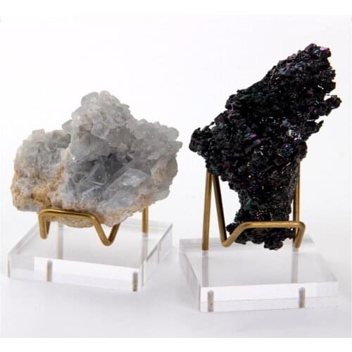 New Metal Arm Mineral Fossils Display Stand Holder With Acrylic Base For Softball Golf Tennis Ball Baseball Egg Sphere