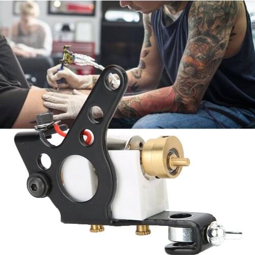 Special-Purpose Tattoo Machine Powerful Motor Practical Operation Simple Quiet Round Hole Style Tattoo Beginners Essentials Tool