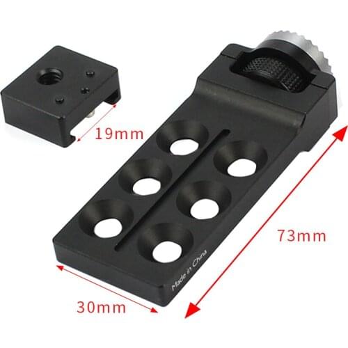 CNC Aluminum Alloy Universal Mount Extender Straight Extension Arm Accessories for DJI OSMO OSMO+ Plus Camera Gimbal