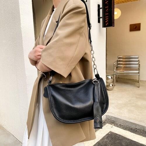 High Quality Cowhide Women Handbags Womens Bag Genuine Leather Women Shoulder Bag Fashion Tote bags Luxury Female Messenger Bag