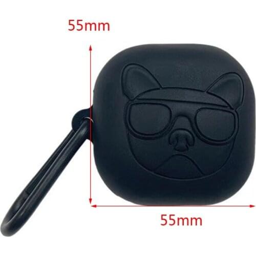 Cute Dog Protective Cover Silicone Case for galaxy-Buds Pro/Live Earphone B85B