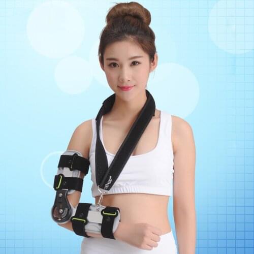 1 Pc Updated Version Adajustable Elbow Joint Protection Sports Knee Brace Support Splint Stabilizer Wrap Sprain Flexion