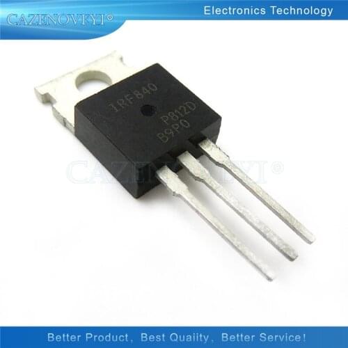 10pcs/lot IRF840 IRF840PBF = WFF840 TO-220 In Stock