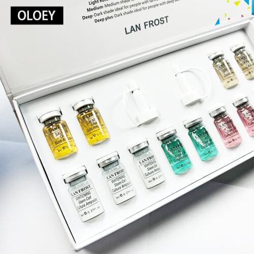 12pcs Korea Glow BB Cream Stayve Mixing Makeup kit Anti-aging Serum Meso White Brightening Natural Microneedle serum Treatment