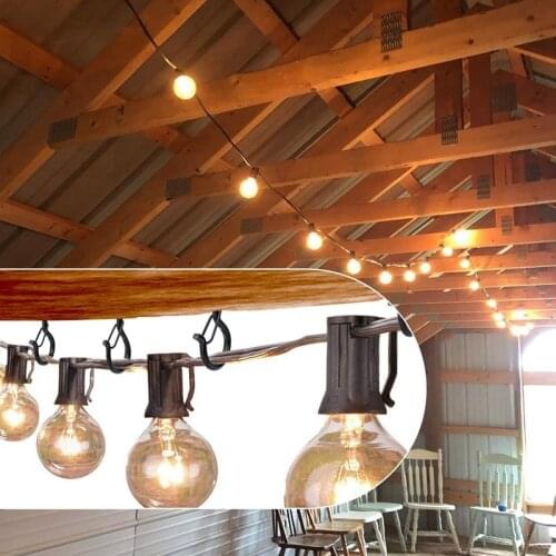 20 Pack Outdoor String Light Hanger Hooks with Safety Buckle,for Bird Feeders Wind Chimes Plants Lanterns Light Clips