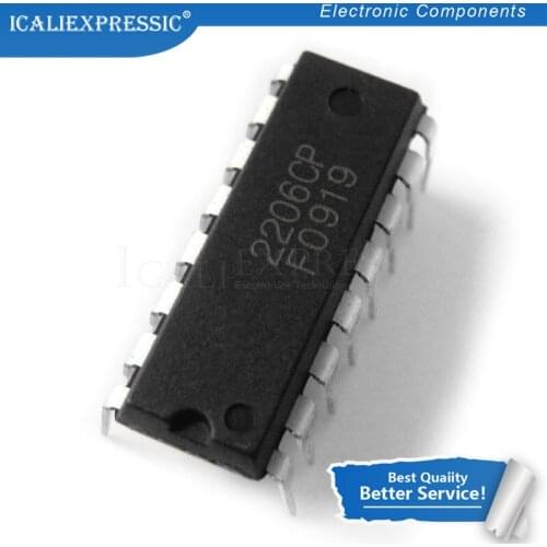 20PCS XR2206CP DIP16 XR2206 DIP 2206CP DIP-16 new and original IC