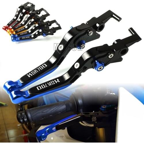 CNC Aluminum Motorcycle For Yamaha XSR700 Folding Extendable Brake Clutch Levers 2016-2020 2017 2018 2019 XSR700 XSR 700 ABS