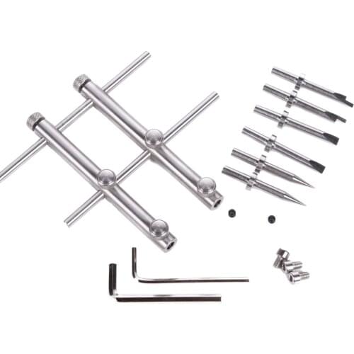 Andoer Professional DSLR Camera Lens Repair Spanner Wrench Open Tool 3 Tips10-100mm for Canon Nikon Sony Olympus Camera