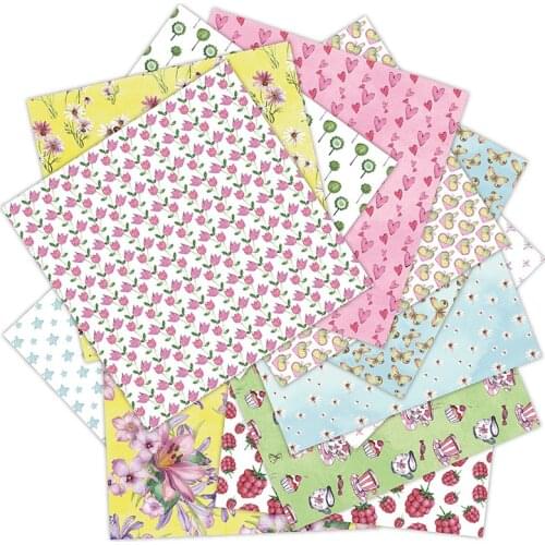 12PCS/Lot Strawberry Retro Material Papers DIY Scrapbooking Album Diary Gift Decorative Paper Scrapbooking Paper