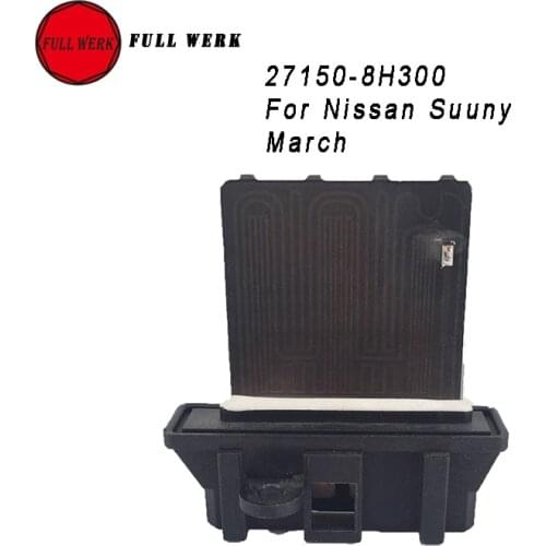 27150-8H300 Blower Motor Heater Fan Resistor for Nissan Sunny March OEM 271508H300 27150-EY00A
