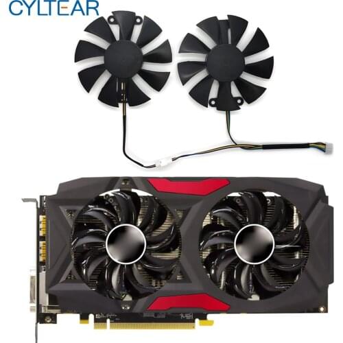 GA91S2U PowerColor Red Devil RX580 GPU Cooler Cooling Fan For Radeon Red Dragon AX RX 480 470 580 Video Cards As Replacement Fan