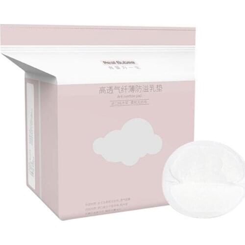 Disposable 100pcs Breast Nursing Pads Cotton Breathable Slim Super Absorbency Anti-overflow Maternity breast pad For Wholesale