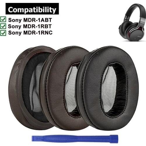 Replacement Ear Pad Cushion Cups Cover Earpads Earmuffs Repair Parts for Sony MDR-1ABT MDR-1RBT MDR-1RNC Headphones