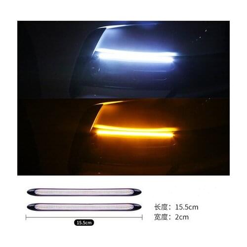 Eosuns Led Drl Daytime Running Light for Toyota Corolla Altis with Moving Yellow Turn Signal