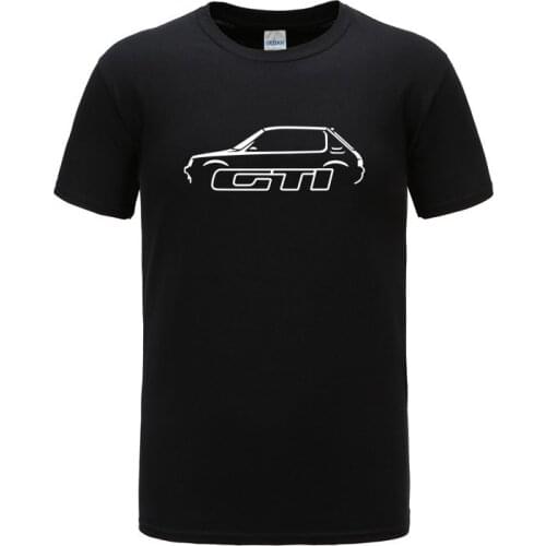 2021 Cotton 205 GTI INSPIRED CLASSIC CAR T-SHIRT Tops Printed Male Casual Camouflage Short Sleeve tshirt S-2XL