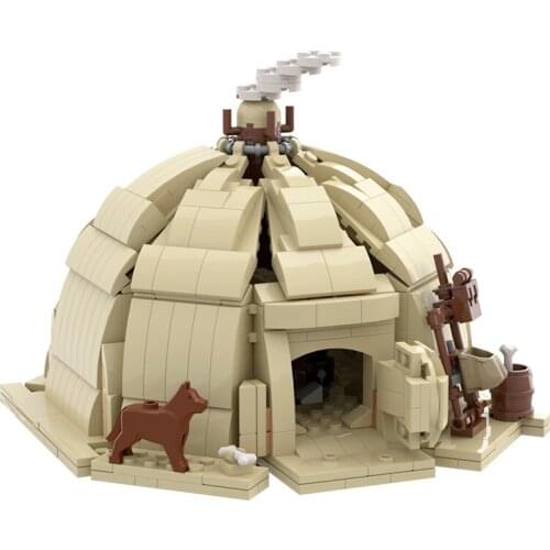 771PCS MOC-65837 Space War Double Building Slums City House Building Blocks Architecture Bricks Toys Childrens Gifts