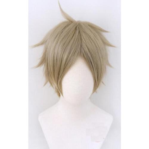 Anime Short Wig Cosplay Haikyuu!! Shiratorizawa Eita Semi Costume Heat Resistant Synthetic Hair Haikiyu Men Wigs