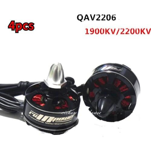 RCINPOWER 2206 2200KV Brushless Motor 4pcs CW CCW for FPV QAV250 RC Multicopter Quadcopter Frame