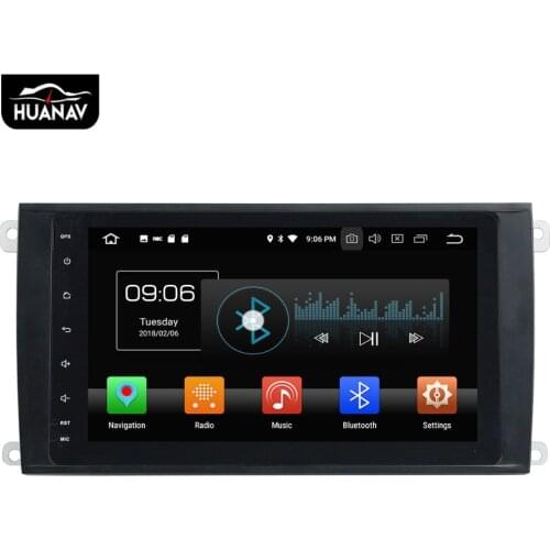 DSP Android 9.0 DVD player GPS Navigation For Porsche Cayenne 2003-2010 Auto radio multimedia Headunit screen recorder player 64