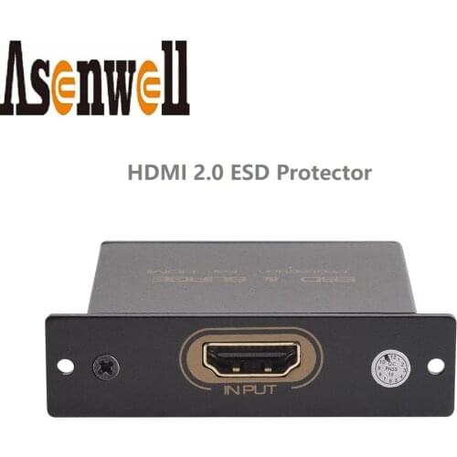 HDMI 2.0 ESD Protector 4K@60Hz HDMI ESD Surge EFT Lighting Protector Support 4K 3D Full HD Anti-Static Thunderstrike Surge Hot