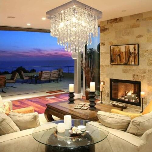 Crystal Chandeliers Lights Lighting Fixture Modern Lamps Chandelier for Ceiling Living room Aisle Stair Hallway lights Plafon