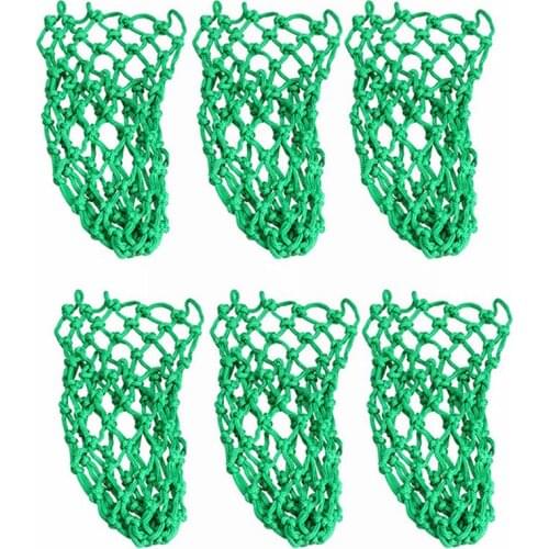 6PCS Green Billiard Pocket Pool Snooker Table Nylon Mesh Net Bags Club Kit Professional Snooker Accessories Billiard Parts Net
