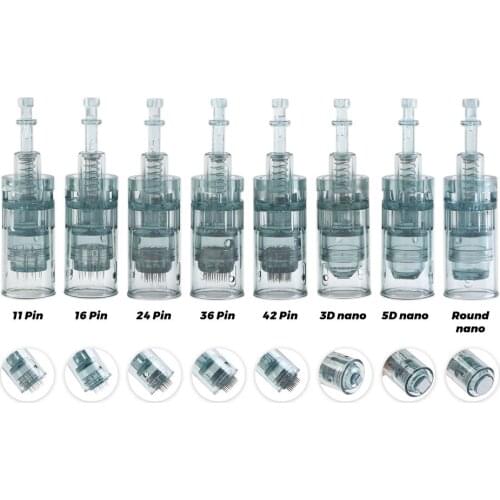 Dr. Pen M8 Needle Cartridge Electric Derma Rolling Bayonet Cartridges 11 16 36 Tattoo Needle Micro Skin Needling Tip Derma Stamp