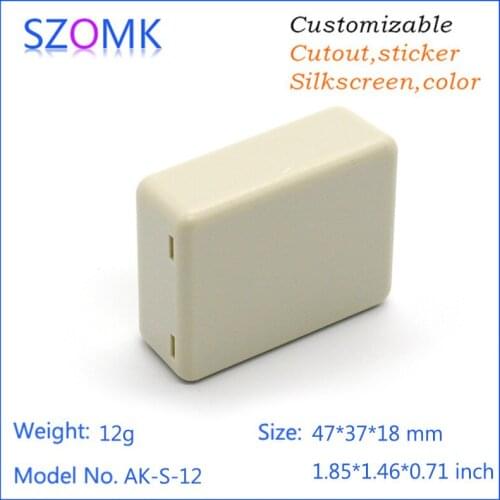 50 psc a lot DIY controller shell abs material plastic pcb enclosure for electron controller plastic project case