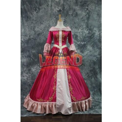 Beauty And The Beast BELLES red dress cosplay costume custom made