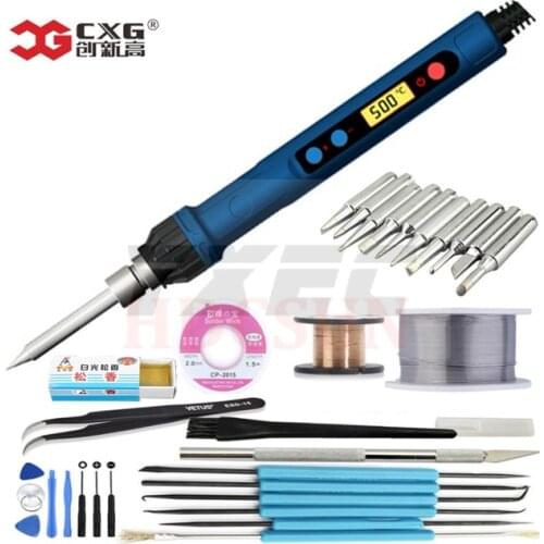 Lcd Digital with New Heater Technology EU/US D60W/D90W/D110W with Sleep Function Solder Iron CXG 110V/220V 60W/90W
