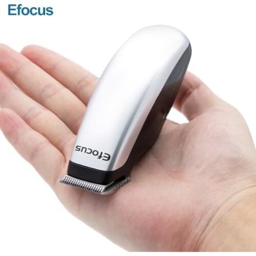 Efocus Mini Hair Trimmer Men Children Portable Electric Clipper Hair Cutting Machine with 3 Combs Barber