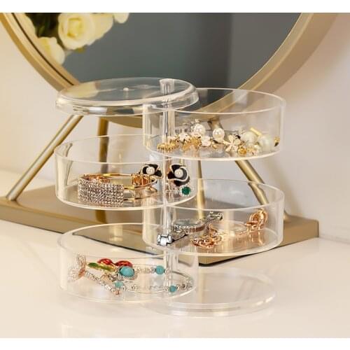 New Desktop finishing Holder Makeup Cotton Pad Box Nail Paper Wipe Cotton Swabs Organizer Storage Box Stand Make-up Jewelry Box