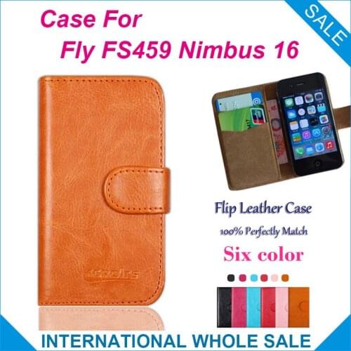 Original! Fly FS459 Nimbus 16 Case ,6 Colors High Quality Leather Exclusive Cover Phone Bag Tracking
