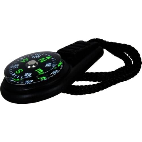 Outdoor Lanyard Mini Compass Camping Travel Compass Accessory Buckle Compass Outdoor Tool Pointing X0E2