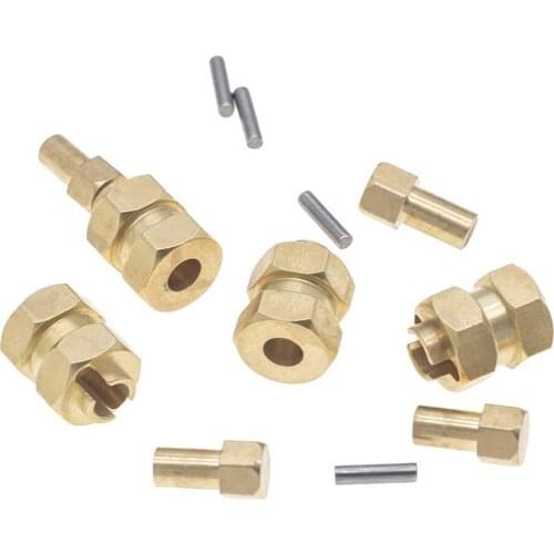 Wheel Hub Adapter RC Car Wheel Hub Extender RC Car Accessory Replacement for Axial SCX24