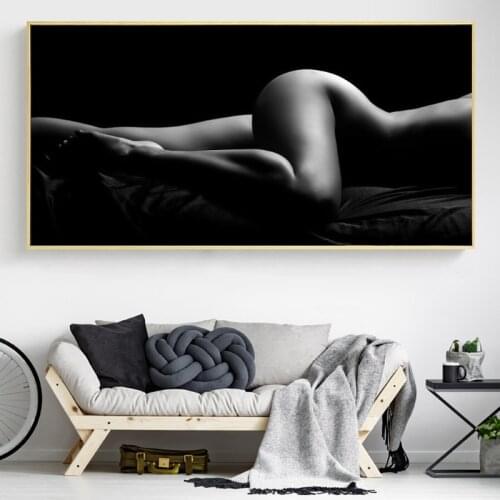 Modern Portrait Posters and Prints Wall Art Canvas Painting Sexy Body Nude Women Pictures for Living Room Home Decor No Frame