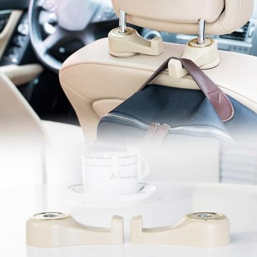 1pc Car Seat Hook With Electroplating Buckle Seat Back Hook Hidden Magnetic Storage Holder Auto Storage Car Accessories