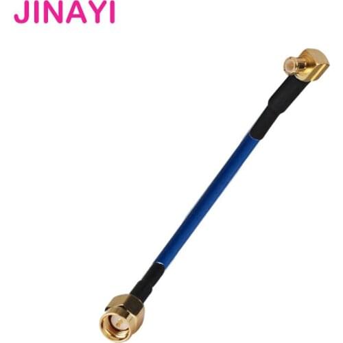 10pcs RG405 Semi Flexible Cable SMA male to MCX male Right Angle 3G 4G wifi Antenna Cable 10cm 15cm 30cm