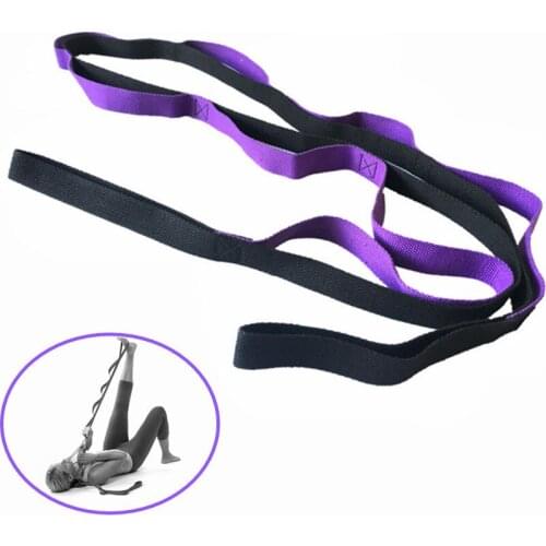 2M Yoga Belt Slackline Yoga Stretch Strap Pilates Accessories Fitness Swing Gym Equipment Yoga Straps Workout Sprot Stretching