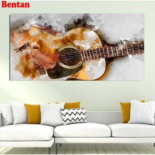 DIY Diamond painting Abstract guitar Diamond Embroidery Full Display 5D Diamond Cross Stitch Diamond Painting Round/Square
