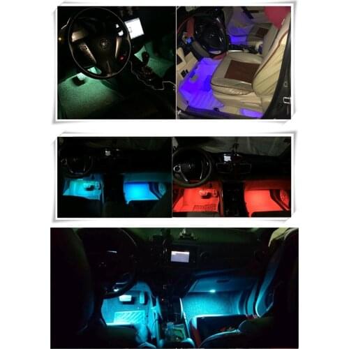 Car Styling LED Atmosphere lamp accessories For fiat 500 skoda octavia a5 a7 volvo xc60 hyundai solaris jeep wrangler lifan x60
