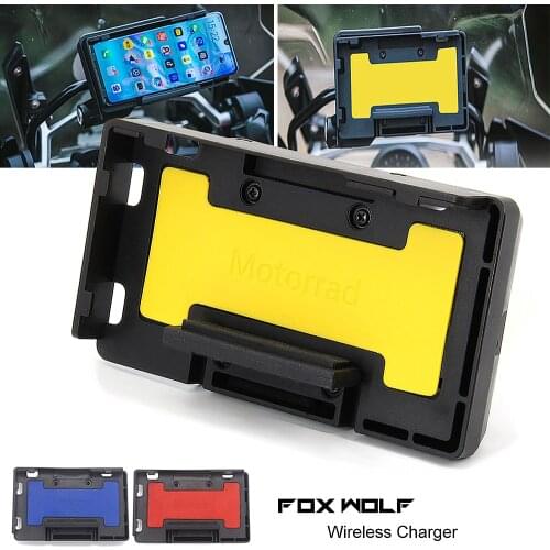 Wireless charger Fast charge Mobile Phone Navigation Bracket For BMW R1200GS R1250GS ADV S1000XR F850GS F750GS F650GS F700GS